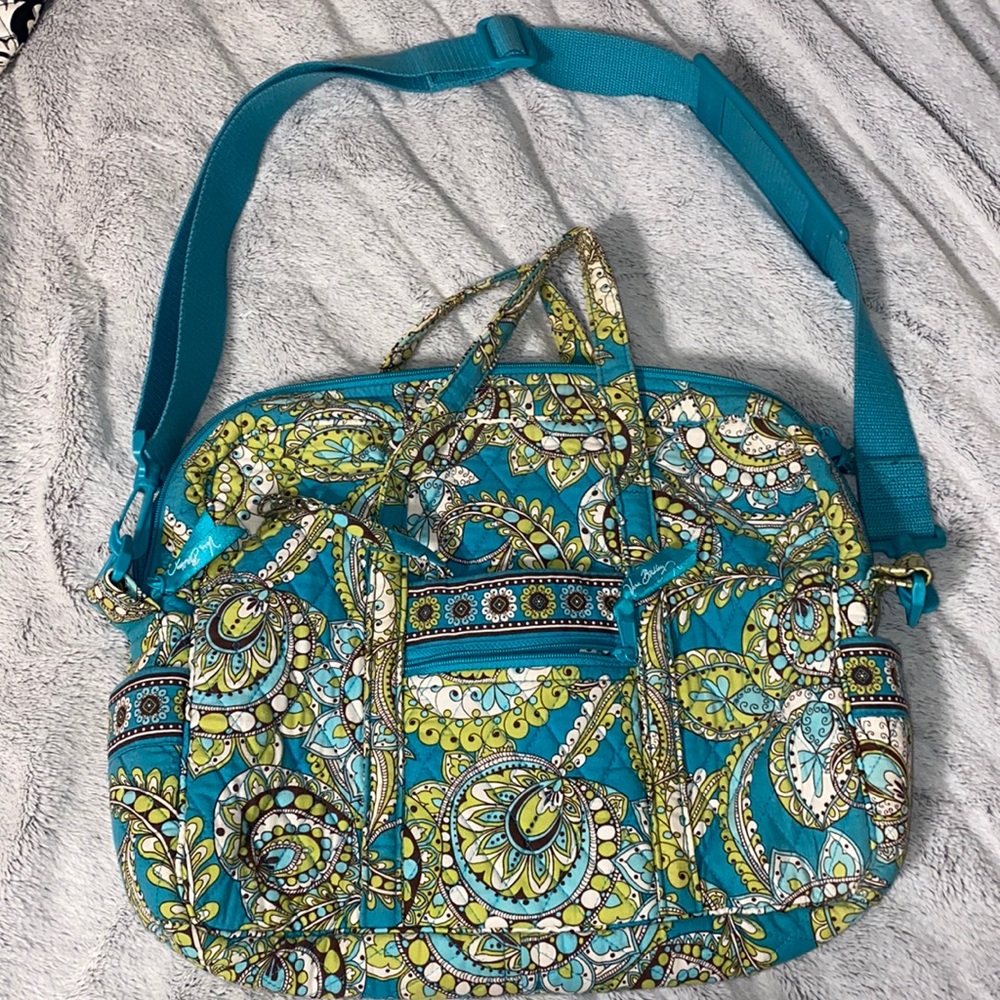 Vera Bradley lap top bag/ purse